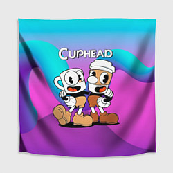 Скатерть для стола Кружечки Cuphead, цвет: 3D-принт