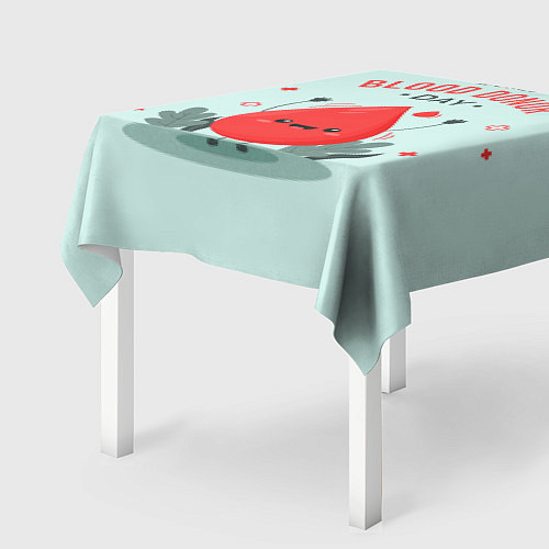Скатерть для стола Капелька крови / 3D-принт – фото 2