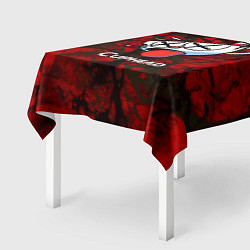 Скатерть для стола Разбитая чашечка, цвет: 3D-принт — фото 2