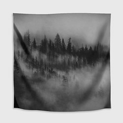 Скатерть для стола Туманный лес - природа, цвет: 3D-принт