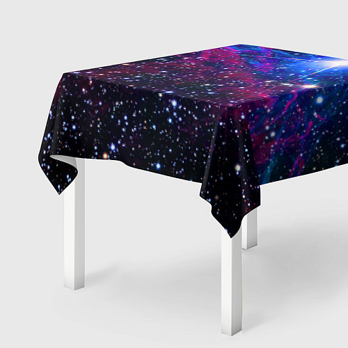 Скатерть для стола Открытый космос Star Neon / 3D-принт – фото 2