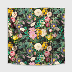 Скатерть для стола Паттерн из летних цветов Summer Flowers Pattern, цвет: 3D-принт