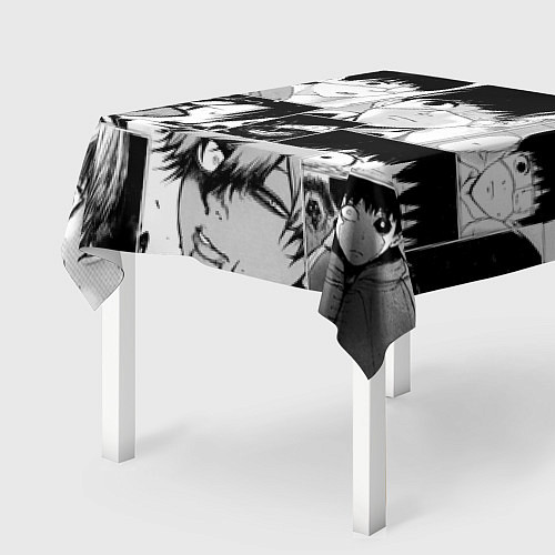 Скатерть для стола Токийский гуль паттерн / 3D-принт – фото 2
