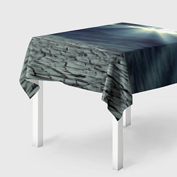 Скатерть для стола Трещины на земле пустыня, цвет: 3D-принт — фото 2