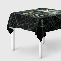Скатерть для стола Танк Т-14 Армата, цвет: 3D-принт — фото 2