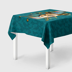 Скатерть для стола Шут - венецианская маска, цвет: 3D-принт — фото 2