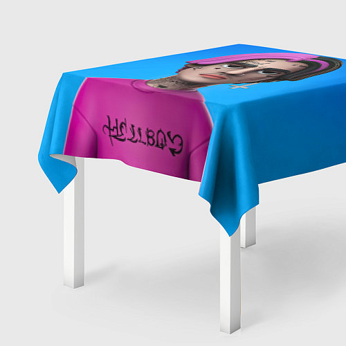 Скатерть для стола Lil Peep На Синем Фоне / 3D-принт – фото 2