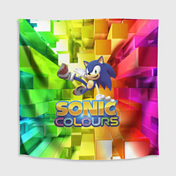 Скатерть для стола Sonic Colours - Hedgehog - Video game, цвет: 3D-принт