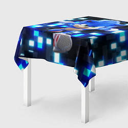 Скатерть для стола Sonic neon squares, цвет: 3D-принт — фото 2