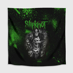 Скатерть для стола Slipknot green, цвет: 3D-принт