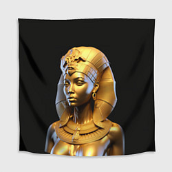 Скатерть для стола Нейросеть - золотая египетская богиня, цвет: 3D-принт