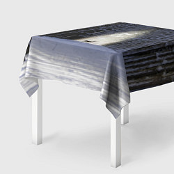 Скатерть для стола Олень в зимнем лесу, цвет: 3D-принт — фото 2