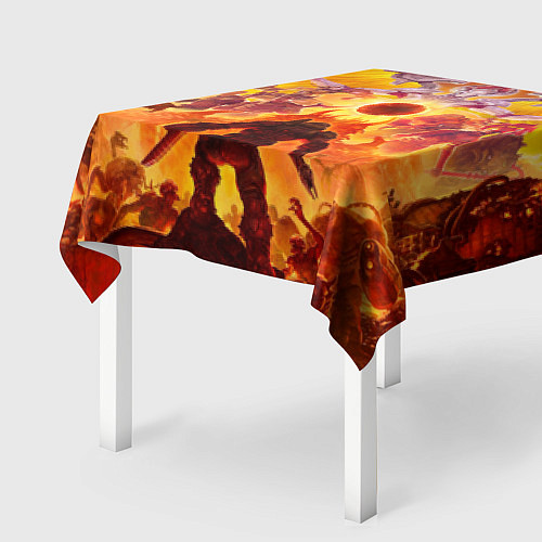 Скатерть для стола Doom в аду / 3D-принт – фото 2