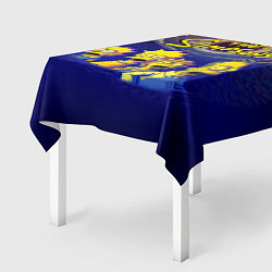 Скатерть для стола Черная дыра и Симпсоны, цвет: 3D-принт — фото 2