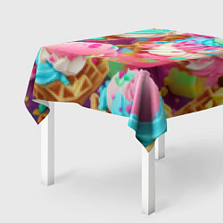 Скатерть для стола Сладкая жизнь, цвет: 3D-принт — фото 2