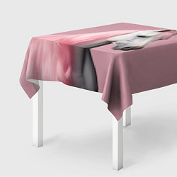 Скатерть для стола Единорог розовая грива, цвет: 3D-принт — фото 2