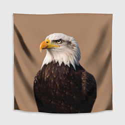 Скатерть для стола Белоголовый орлан птица, цвет: 3D-принт