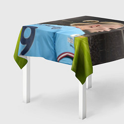 Скатерть для стола Эрлинг Холанд Манчестер, цвет: 3D-принт — фото 2