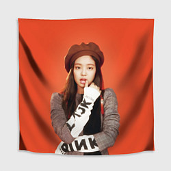 Скатерть для стола Blackpink Jennie in beret, цвет: 3D-принт