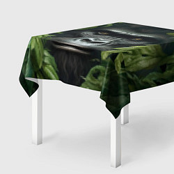 Скатерть для стола Горилла в джунгях, цвет: 3D-принт — фото 2