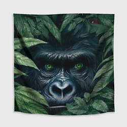 Скатерть для стола Крупная морда гориллы, цвет: 3D-принт