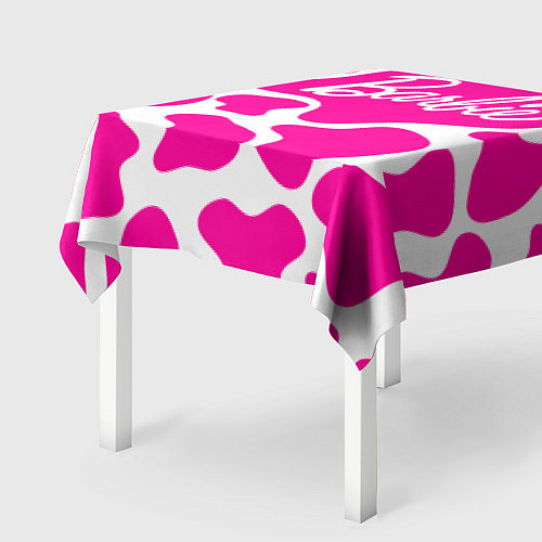 Скатерть для стола Животный паттерн - Барби / 3D-принт – фото 2