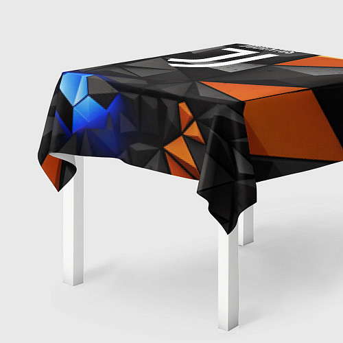 Скатерть для стола Juventus orange black style / 3D-принт – фото 2