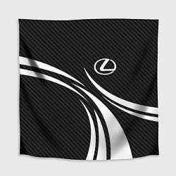 Скатерть для стола Lexus - carbon line, цвет: 3D-принт