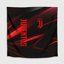 Скатерть для стола Juventus black red logo, цвет: 3D-принт