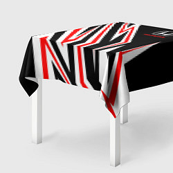 Скатерть для стола Хонда - белый и красный, цвет: 3D-принт — фото 2