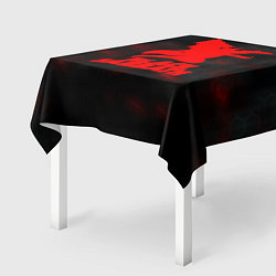 Скатерть для стола Black Sabbath краски метал, цвет: 3D-принт — фото 2