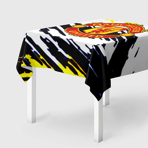 Скатерть для стола Манчестер Юнайтед клуб краски / 3D-принт – фото 2