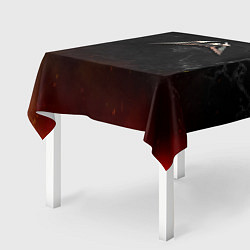 Скатерть для стола Папа в стиле Металлика, цвет: 3D-принт — фото 2
