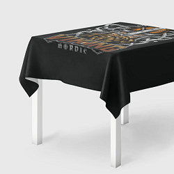 Скатерть для стола Викинг - воин, цвет: 3D-принт — фото 2