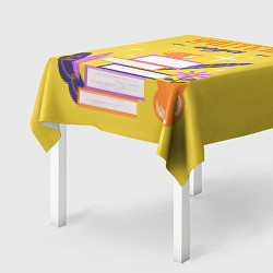 Скатерть для стола Учитель года любимый, цвет: 3D-принт — фото 2