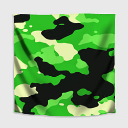 Скатерть для стола Зелёный камуфляж текстура, цвет: 3D-принт