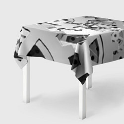 Скатерть для стола Lexus carbon steel, цвет: 3D-принт — фото 2