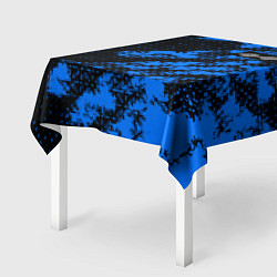 Скатерть для стола Arctic Monkeys - Синий камуфляж, цвет: 3D-принт — фото 2
