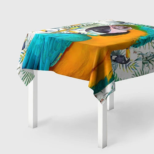 Скатерть для стола Летний попугай / 3D-принт – фото 2