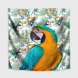 Скатерть для стола Летний попугай, цвет: 3D-принт