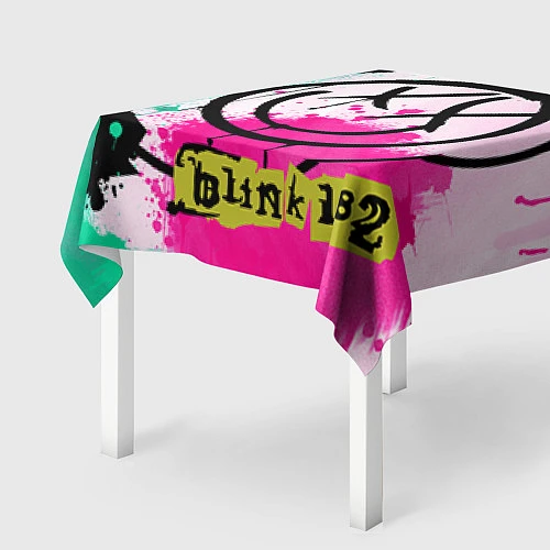 Скатерть для стола Blink-182: Purple Smile / 3D-принт – фото 2