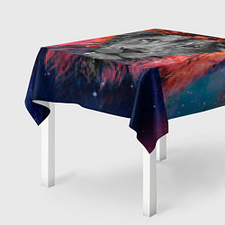 Скатерть для стола Космический лев, цвет: 3D-принт — фото 2