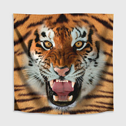 Скатерть для стола Взгляд тигра, цвет: 3D-принт