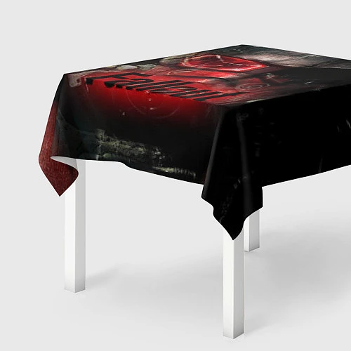 Скатерть для стола Fallout Red / 3D-принт – фото 2