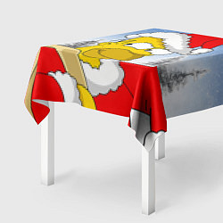 Скатерть для стола Санта Гомер, цвет: 3D-принт — фото 2