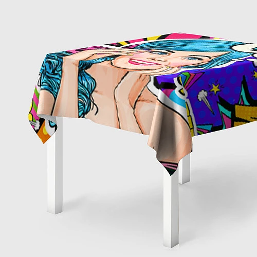 Скатерть для стола Pop art / 3D-принт – фото 2