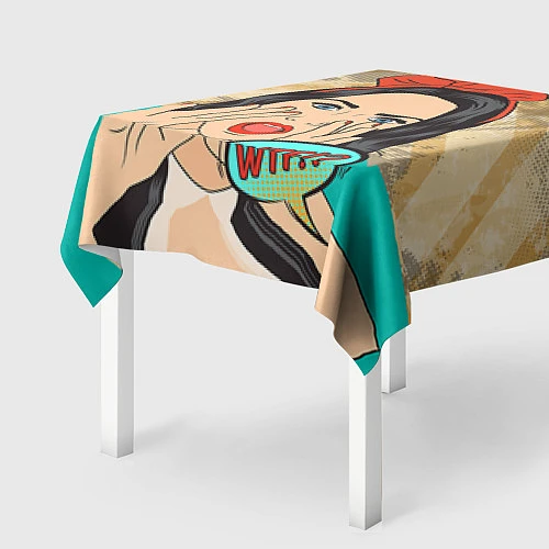 Скатерть для стола POP ART / 3D-принт – фото 2