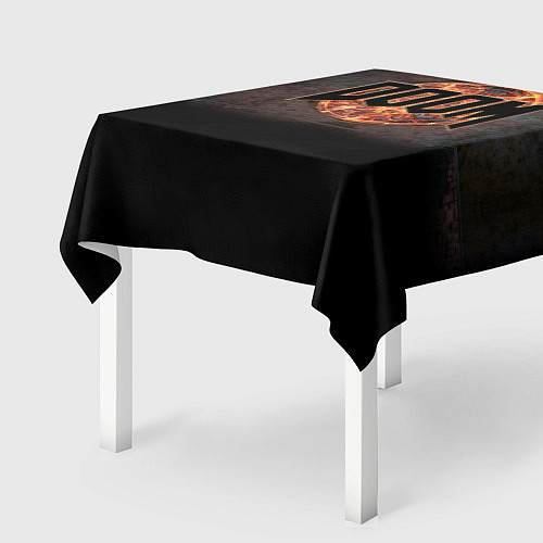 Скатерть для стола DOOM Fire / 3D-принт – фото 2