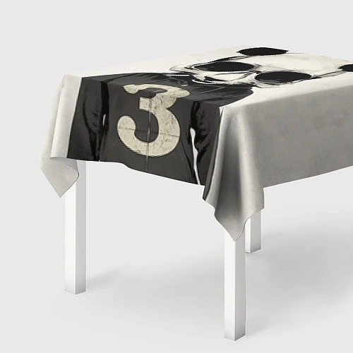 Скатерть для стола Скелет панды / 3D-принт – фото 2