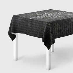 Скатерть для стола Облако тегов: черный, цвет: 3D-принт — фото 2